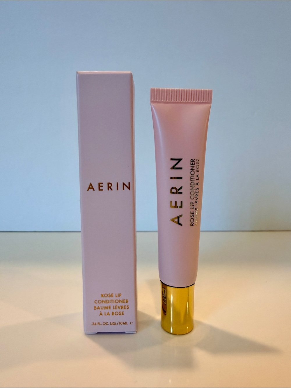Aerin Rose Lip Conditioner, 01 NUDE, FULL Size 0.34oz / 10mL, NEW IN BOX